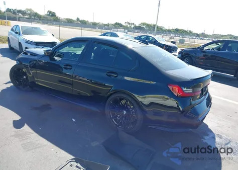 2021 BMW M3 Competition from USA, damaged, VIN WBS33AY09MFL43691